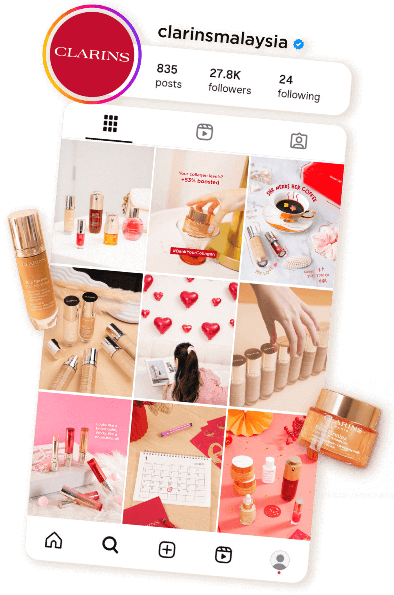 Clarins Malaysia IG's